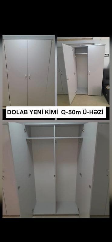 taxta ref: Dəhliz dolabı – Ü-Saray modeli - Material: Laminat/MDF kombinasiya — 8