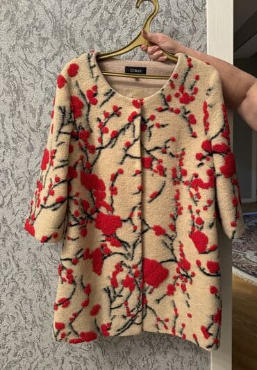 qadin ic geyim: Palto, M, rəng - Bej — 2