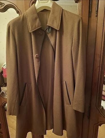 esger geyimi: Gallotti (Made in Italy) qadın palto - Rəng: isti qəhvəyi (kamel — 1