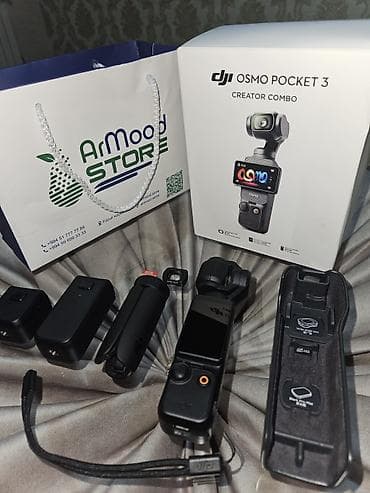 kompüter ekran: DJI Osmo Pocket 3 – Creator Combo Kompakt 3-oxlu stabilizatorlu — 6