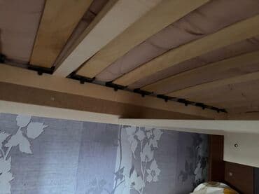 qoz taxta: Oğlan və qız üçün, Çarpayı, Matrassız, Siyirməsiz, MDF — 8