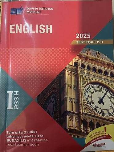 4 1 kitabı pdf: İngilis dili Testlər 11-ci sinif, DİM, 1-ci hissə — 1