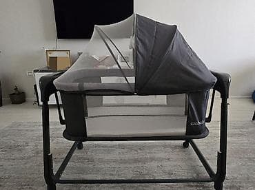 intex matras: Oğlan və qız üçün, İşlənmiş, Dördbucaq, Beşik, Matras ilə, Yellənmə mexanizmsiz — 4