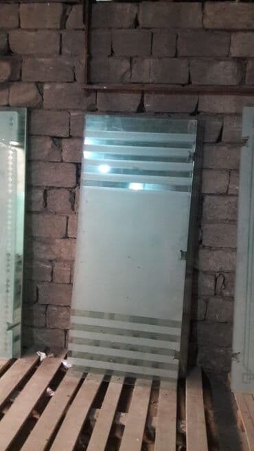 Duş kabinaları, arakəsmələr: 6mm 8mm 10mm sade mat dekorlu şüşələrdən hazirlanan duskabinlərin — 2