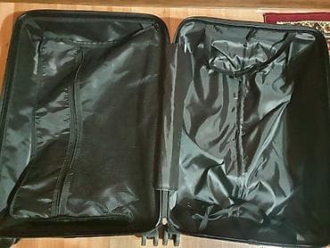 Çamadanlar: Sərt korpuslu səyahət çamadanı - Rəng: tünd göy - Korpus: sərt, yivli — 3