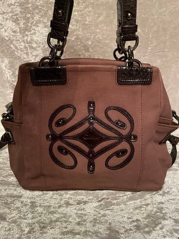 qaşlı çanta: 40azn.Temiz deridi. Bahali markadi. Bir iki defe goturulub — 1