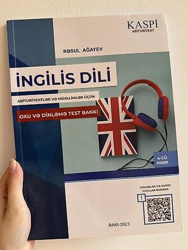 sumkalar 2023: Məhsul: İngilis dili – Oxu və Dinləmə Test Bankı Müəllif: Rəsul Ağayev — 3
