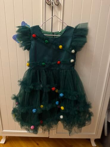 qizlar ucun toy paltarlari: 1 dəfə tədbirə istifadə olunub,120cm boy üçün,4-5 yaş üzərində — 1