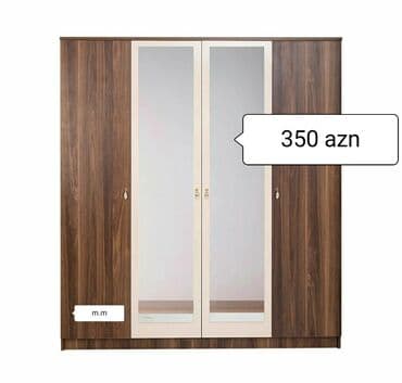 metbex şkafı: Yeni, Açılan, 4 qapılı Düz dolab, Qarderob, paltar dolabı, Azərbaycan — 5