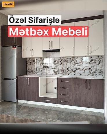 sobalar: Sifarişlə mətbəx dəsti, Teksturalı laminat — 1