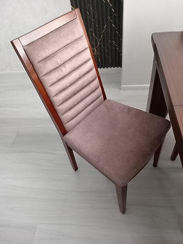 2ci el mebel aliram: Mətbəx üçün, İşlənmiş, Açılan, Dördbucaq masa, 4 stul — 2