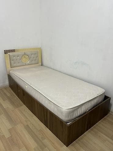 stol ofis: Oğlan və qız üçün, İşlənmiş, Təknəfərlik çarpayı, Yazı masası, Termo — 1