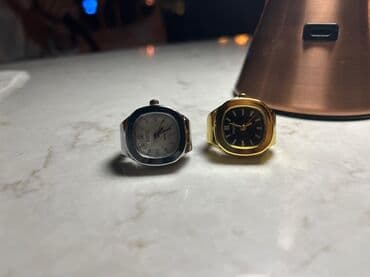 механические часы в баку: Kişilər üçün qutulu dizaynlı halqa-saatlar (ring watch) – 2 model: - — 2