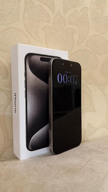 ipod touch 8: IPhone 15 Pro, 128 GB, Natural Titanium, Zəmanət — 3