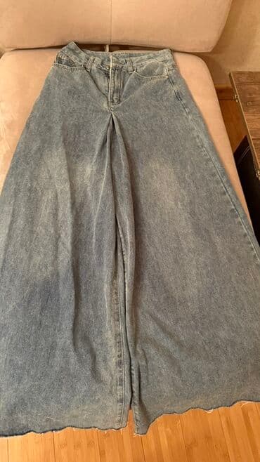 ağ qadın ətəkləri: Maksi Ətək, Cins, S — 1