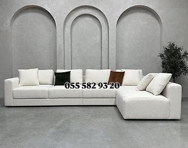 hacioglu mebel fabriki: Künc divan, Qonaq otağı üçün, Parça, Açılmayan — 3