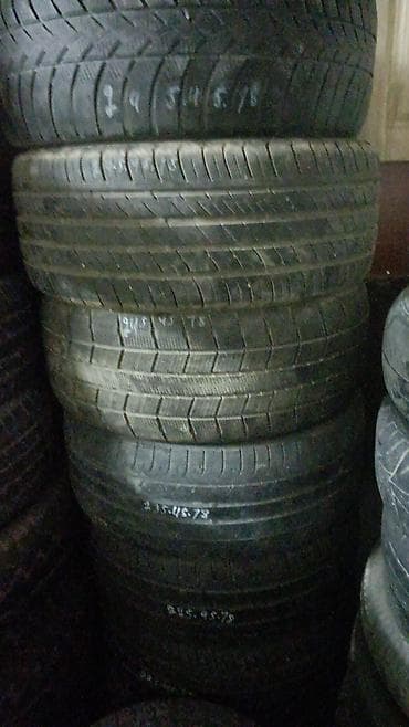 Шины и диски: Б/у Шина Hankook 245 / 45 / R 18 — 1