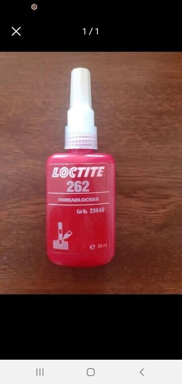 купить стабилизатор для телефона: Locktite 262 (Rezbə Üçün Yapıştırıcı) 50ml (Руск. резьбовой — 1