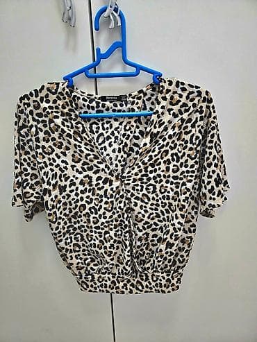 qisa kofta modelleri: Polo köynək, Bershka, M, rəng - Bej — 2