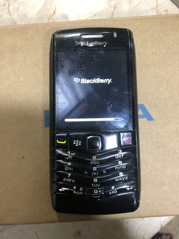 Blackberry Pearl 3G 9105, < 2 GB Memory Capacity, rəng - Qara, Düyməli, Sensor — 3