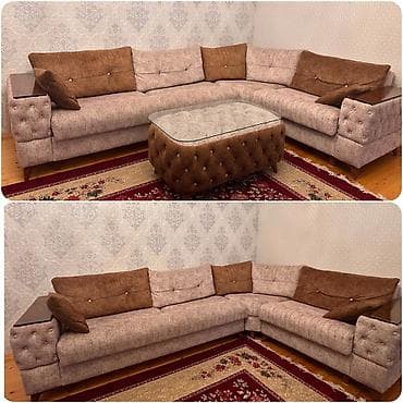 Açılan +bazali divan 600 azn.Olcusu 2.50//150.Pufik daxil satilir — 1
