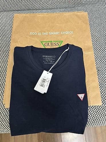 guess: Futbolka, Guess, XL, rəng - Göy — 1