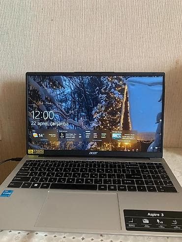 Acer Aspire 3 noutbuk - Ekran: 15.6" Full HD 1080p, nazik çərçivələr