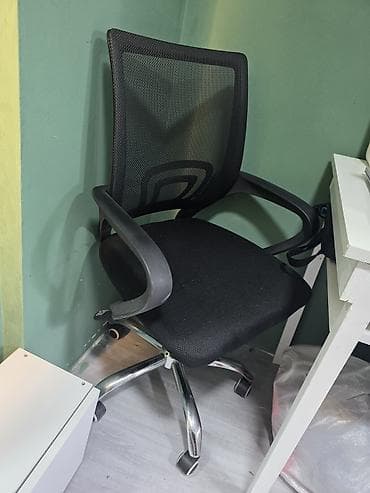 oturacaq ofis: Yeni, Təkərli, Qolları tənzimlənmir, Parça — 2