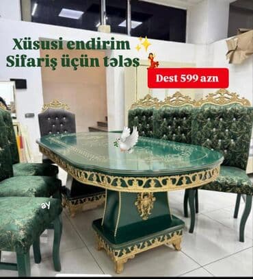 stol və stul: Masa desti yeni — 1