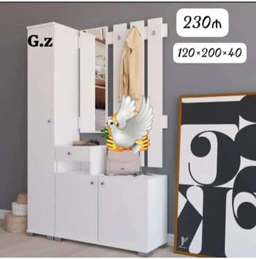 dehliz skaflari: Yeni, Açılan, Düz dolab, Dəhliz dolabı — 1