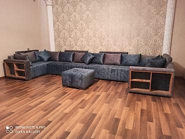 mebel fabriki: Künc divan, Qonaq otağı üçün, Parça, Bazasız, Açılmayan — 2