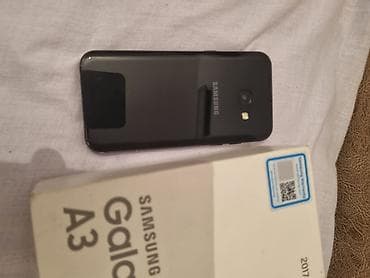 samsung note fe: Samsung Galaxy A3 2017, 16 GB, rəng - Qara, Barmaq izi — 5