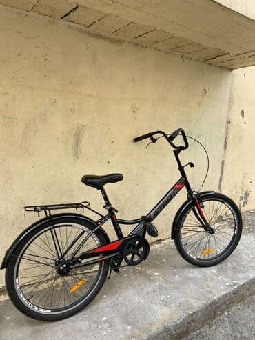 велосипед двухподвес: START qatlanan velosiped. Bu velosiped qara rəngdə olub, qırmızı və — 1