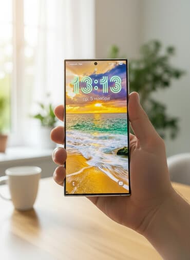 сотовый телефон fly ezzy: Samsung Galaxy S24 Ultra, 256 GB, rəng - Gümüşü, Sensor, Barmaq izi, Simsiz şarj — 1