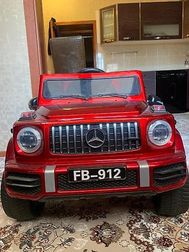Uşaq üçün elektrikli minik avtomobili – Mercedes G-Class üslubunda — 4