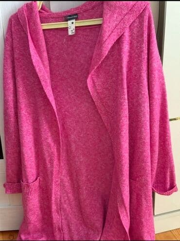 Məhsul: Qadın kardiqanı - Rəng: Parlaq çəhrayı (melanj effektli) -