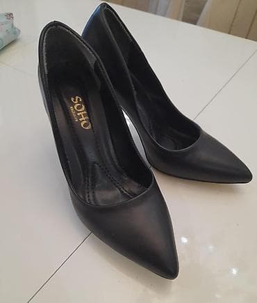 xanimlar: Ölçü: 37, rəng - Qara, İşlənmiş — 1