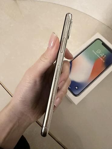 apple iphone se: IPhone X, 256 GB, Zəmanət, Face ID, Sənədlərlə — 4