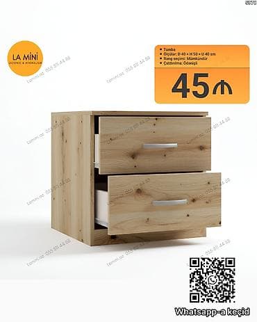 king mebel: Tumba – LA MİNİ (Laconic & Minimalism) - Ölçülər: Dərinlik 40 sm — 1