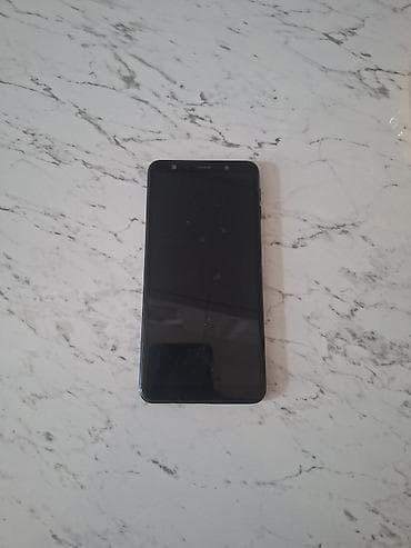 samsung s8 barter: Samsung Galaxy A7 2018, 128 GB, rəng - Qara, İki sim kartlı — 3
