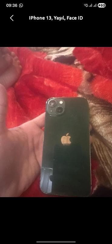 IPhone 13, Yaşıl, Face ID