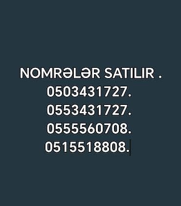 0553431727 azn 30 0503431727 azn 30. 0555560708 azn 150. 0515518808