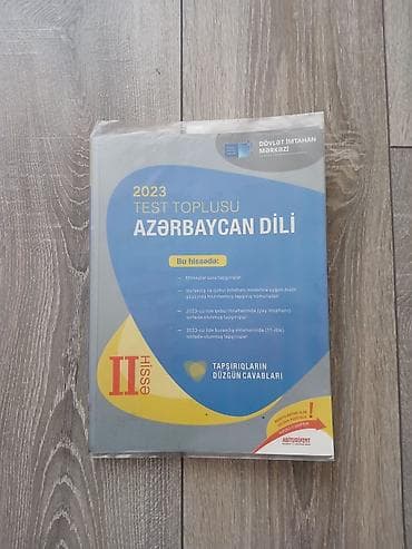 dim test kitablari: Kitabların hamısı 2-ci əldir, lakin çox səliqəli və yaxşı — 2