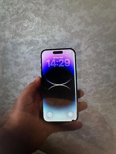 010 sim nomreler: IPhone 14 Pro, 128 GB, Deep Purple, Face ID — 2