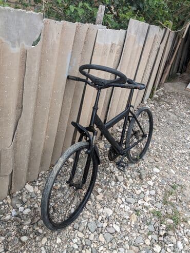 детская футбольная форма: Şəhər velosipedi – klassik qara dizayn - Rəng: tam qara - Çərçivə — 1