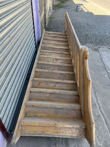 смеситель для душа купить в баку: Taxta pilləkən – hazır modul - Material: təbii ağac - Konstruksiya — 3