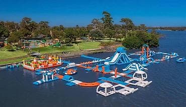 Hovuzlar: Şişmə aquapark | YENİLİK 2026 | Suda hazır istirahət sistemi | Biznes — 8