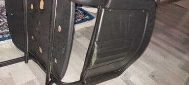 oturacaq uzlukləri: Qara rəngli ofis/ziyafət stulu - Klassik dizayn: qalın süngərli — 7