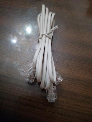 narda 2 manatliq internet: Telefon xətti kabeli – RJ11 konnektorlu. 2 ədəd. - Tip: RJ11 uc-lu — 1