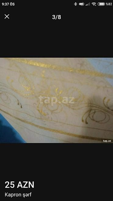 pilot 65 eau de parfum: Kapron şərf - Material: yüngül və şəffaf kapron - Rəng: süd ağ əsas — 1